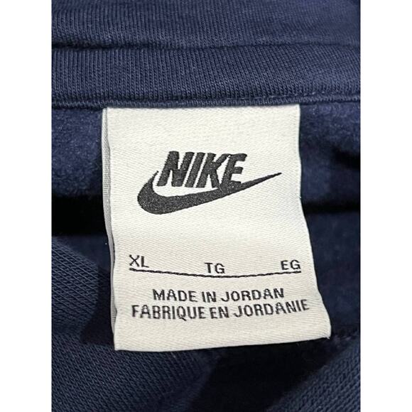 NIKE Baseball Y2K men Fleece Hoodie Navy XL A004464 - Picture 6 of 7